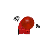 Signal light for traffic panels | PowerNox | with RFID Tag | light exists on one sides, red